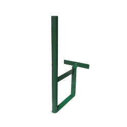 EINFACHE EINHÄNGEVARIANTE FÜR GARTENFACKEL U. SILVESTERRAKETEN - GRÜN RAL 6005