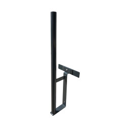 EINFACHE EINHÄNGEVARIANTE FÜR SATELLITENSCHÜSSEL - VERZINKT RAL 9006