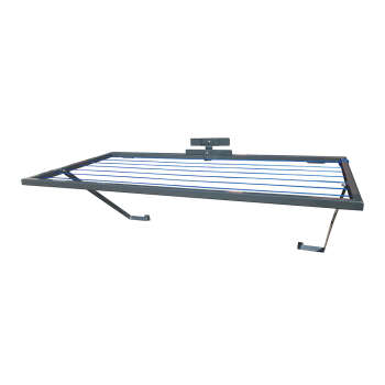 EINFACHE EINHÄNGEVARIANTE ALS WÄSCHEBOARD - VERZINKT RAL 9006 