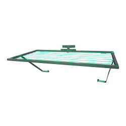 EINFACHE EINHÄNGEVARIANTE ALS WÄSCHEBOARD - VERZINKT RAL 9006 