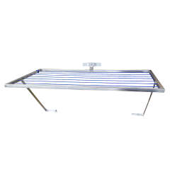 EINFACHE EINHÄNGEVARIANTE ALS WÄSCHEBOARD - VERZINKT RAL 9006 