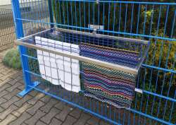 EINFACHE EINHÄNGEVARIANTE ALS WÄSCHEBOARD - ANTHRAZIT  RAL 7016