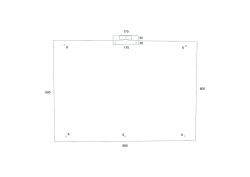 EINFACHE EINHÄNGEVARIANTE FÜR SCHREIB-UND MALTAFEL -  GRÜN RAL 6005