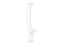 EINFACHE EINHÄNGEVARIANTE ALS HOCHVERLÄNGERUNG UNIVERSAL - GRÜN RAL 6005