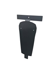 EINFACHE EINHÄNGEVARIANTE FÜR DESINFEKTIONSSPENDER INKL. SPENDER U. ABDACH  - RAL 7016