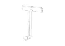 EINFACHE EINHÄNGEVARIANTE MIT EINHANGMÖGLICHKEIT - GRÜN RAL 6005