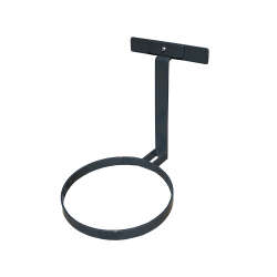 EINFACHE EINHÄNGEVARIANTE ALS WASSERSTATION - VERZINKT RAL 9006