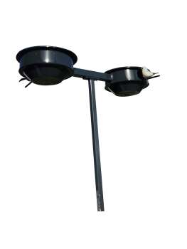 EINFACHE EINHÄNGEVARIANTE MIT VOGELRASTPLATZ - GRÜN RAL 6005
