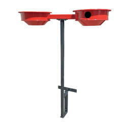 EINFACHE EINHÄNGEVARIANTE MIT VOGELRASTPLATZ - GRÜN RAL 6005