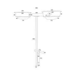 EINFACHE EINHÄNGEVARIANTE MIT VOGELRASTPLATZ - GRÜN RAL 6005