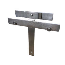 EINFACHE EINHÄNGEVARIANTE ALS PROSPEKTHALTER DIN A4 - GRÜN RAL 6005
