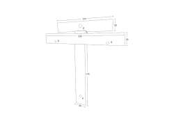 EINFACHE EINHÄNGEVARIANTE ALS PROSPEKTHALTER DIN A4 - GRÜN RAL 6005