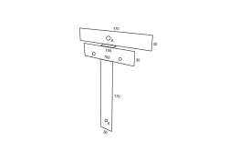 EINFACHE EINHÄNGEVARIANTE ALS PROSPEKTHALTER DIN A5 - GRÜN RAL 6005
