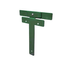 EINFACHE EINHÄNGEVARIANTE ALS PROSPEKTHALTER DIN LANG - GRÜN RAL 6005