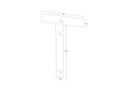 EINFACHE EINHÄNGEVARIANTE FÜR HINWEISSCHILD - GRÜN RAL 6005