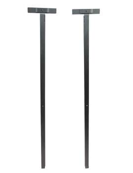EINFACHE EINHÄNGEVARIANTE FÜR WERBESCHILDER 100 cm HÖHE - ANTHRAZIT RAL 7016