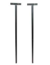 EINFACHE EINHÄNGEVARIANTE FÜR WERBESCHILDER 100 cm HÖHE - ANTHRAZIT RAL 7016