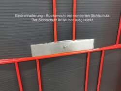 EINFACHE EINHÄNGEVARIANTE FÜR WERBESCHILDER 100 cm HÖHE - ANTHRAZIT RAL 7016