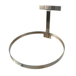 WANDHALTERUNG FÜR MÜLLBEUTEL - GRÜN RAL 6005