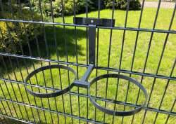 WANDHALTERUNG ALS FUTTERSTATION - EDELSTAHL
