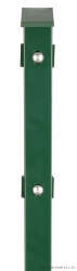 Doppelstabmatten-Set 8/6/8 anthrazit RAL7016 103 cm hoch Typ A mit Abdeckschiene zum Aufschrauben keine Ecke 10 Meter