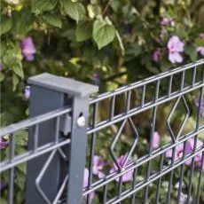 Komplettpaket Schmuckzaun Residenz Barcelona Höhe 103cm Feuerverzinkt 12,5 Meter 3 Ecken