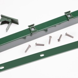 Komplettpaket Schmuckzaun Residenz Barcelona Höhe 103cm Feuerverzinkt 17,5 Meter keine Ecke