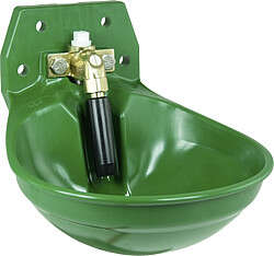 Rohrventil-Becken Mod. 12P-MS mit 3/4&quot; Messingventil