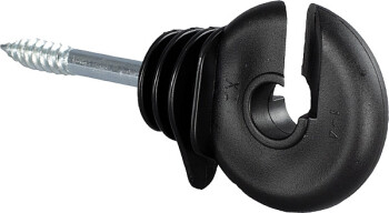 Ringisolator Compact mit Holzgewinde (150 Stück/Eimer inkl. Einschraubhilfe)