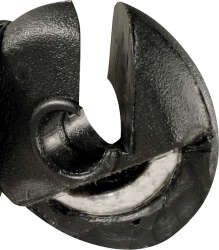 Ringisolator mit durchgehender St&uuml;tze, Holzgewinde