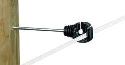 Seil- u. Bandisolator, langer Schaft, L&auml;nge 18 cm...
