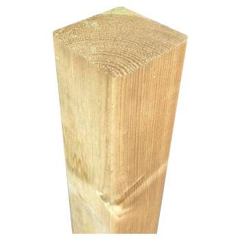 Kantholzpfosten grün  7 x 7 x 210 cm allseitig glatt