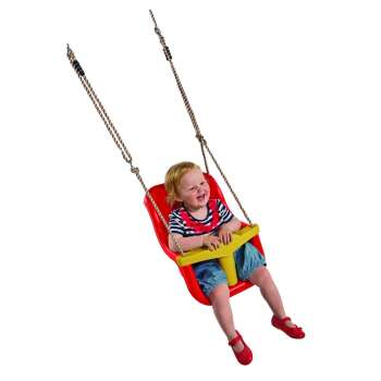 Babyschaukel GIANT Kunststoff rot  Seillänge ca. 250 cm