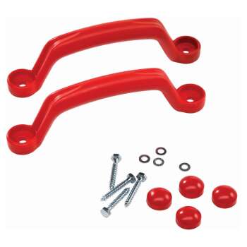 Handgriffe aus Kunststoff rot, 2 Stück/ Packung