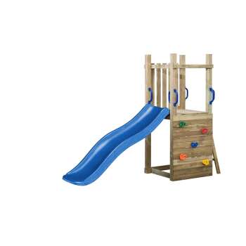 Spielturm THEO B 70 x T 160 x H 175 cm, kdi-grün Kletterturm, PH 90 cm