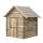 Kinderspielhaus STEFFI B 120 x T 120 x H 160 cm, kdi-grün Klöntür, Fenster, Dach mit Dachpappe
