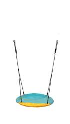 Nest Swing Seat (Nestschaukel) grau/türkis/gelb