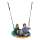 Nest Swing Seat (Nestschaukel) grau/türkis/gelb
