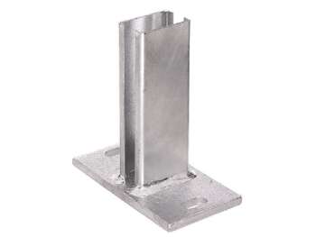 Pfostenträger für Vierkantzaunpfosten -60x60mm, feuerverzinkt-