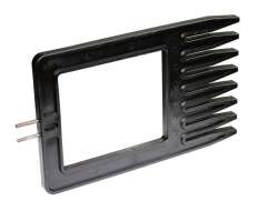 Fix-Clip Pro-Set mit Bodenhülsen 120cm 10m anthrazit-metallic