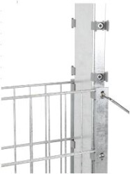 Gabionenzaun "ALINE" zum Aufschrauben 100cm Anbauset