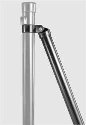 Zaunstreben Ø 34 mm Zaunstrebe für Mattenhöhe 125cm Schelle Ø 34mm