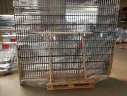 Zaunpfosten für Einstabmatte Garden Anthrazit RAL7016 für Mattenhöhe 125cm
