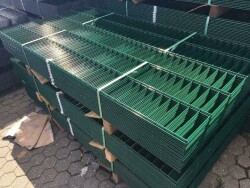 Zaunpfosten für Einstabmatte Garden Anthrazit RAL7016 für Mattenhöhe 125cm
