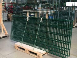 Zaunpfosten für Einstabmatte Garden Anthrazit RAL7016 für Mattenhöhe 125cm
