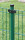Zaunpfosten für Einstabmatte Garden Grün RAL6005 für Mattenhöhe 150cm