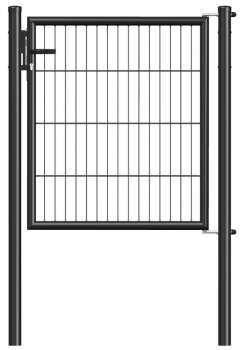 Einzeltor für Einstabmatte Garden -Höhe 125cm, Breite 100cm, anthrazit-