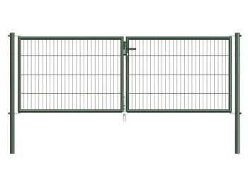 Doppeltor für Einstabmatte Garden -Höhe 125cm, Breite 300cm, grün-
