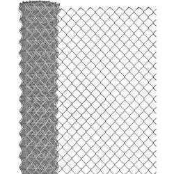 Maschendrahtzaun-Set zum Einbetonieren -Höhe 120cm, Länge 10m, verzinkt-