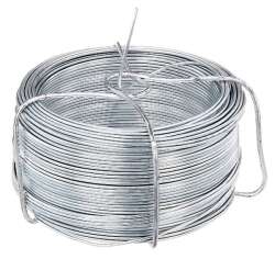 Maschendrahtzaun-Set zum Einbetonieren -Höhe 120cm, Länge 25m, verzinkt-